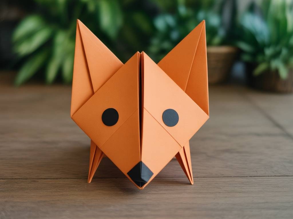 Origami tete d'animal modele : idées simples et créatives à réaliser en famille