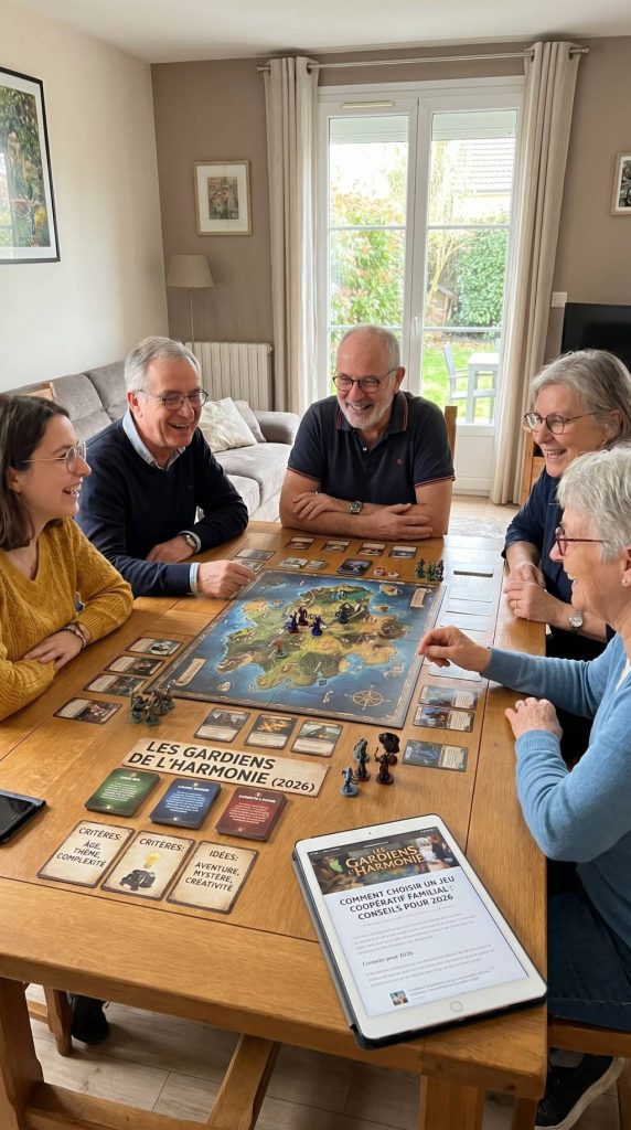 Comment choisir un jeu de société coopératif pour toute la famille : critères, idées et bons plans 2026