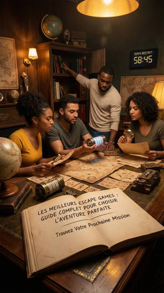 Les meilleurs escape game : guide complet pour choisir l’aventure idéale