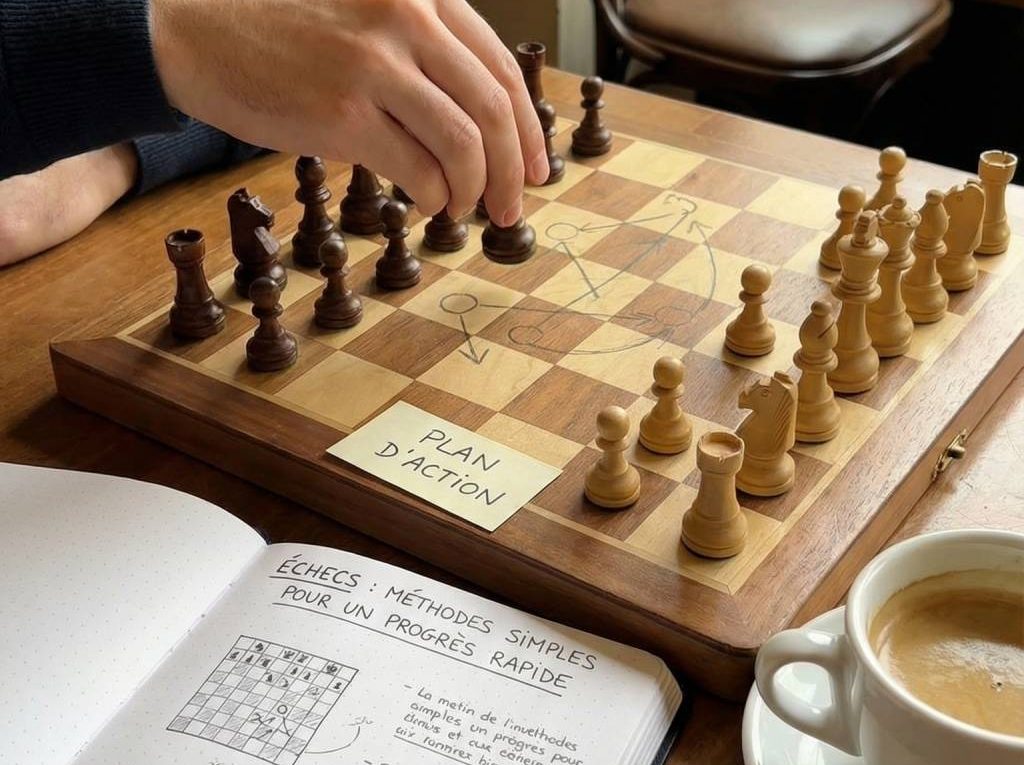 Apprendre à jouer aux echecs : méthodes simples pour progresser rapidement