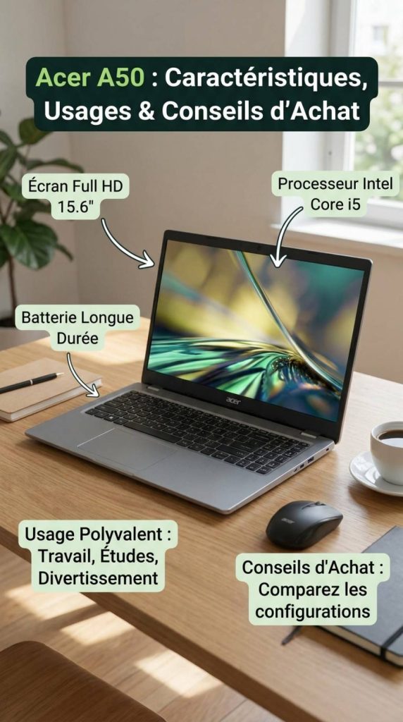 Acer a50 caractéristiques, usages et conseils d’achat