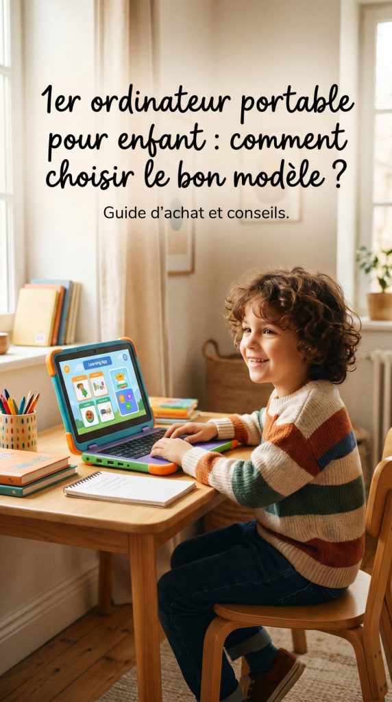 1er ordinateur portable pour enfant : comment choisir le bon modèle