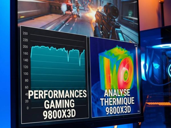 9800x3d test : performances en jeu et bilan thermique