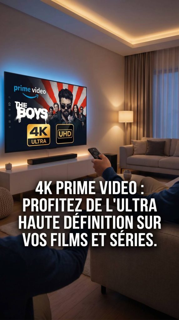 4k prime video : comment profiter d’une image ultra haute définition sur vos films et séries
