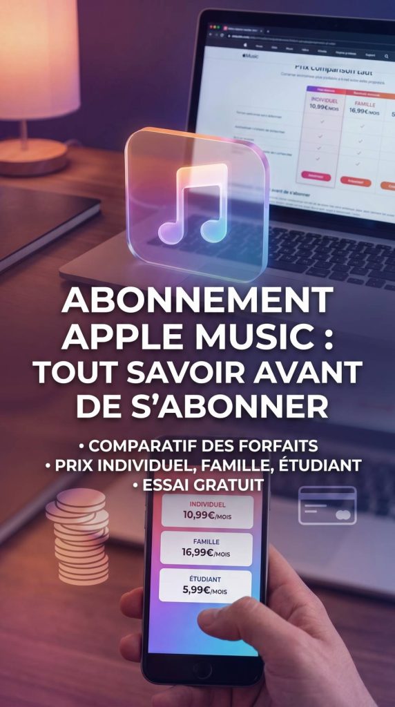 Abonnement Apple Music prix : tout savoir avant de s’abonner