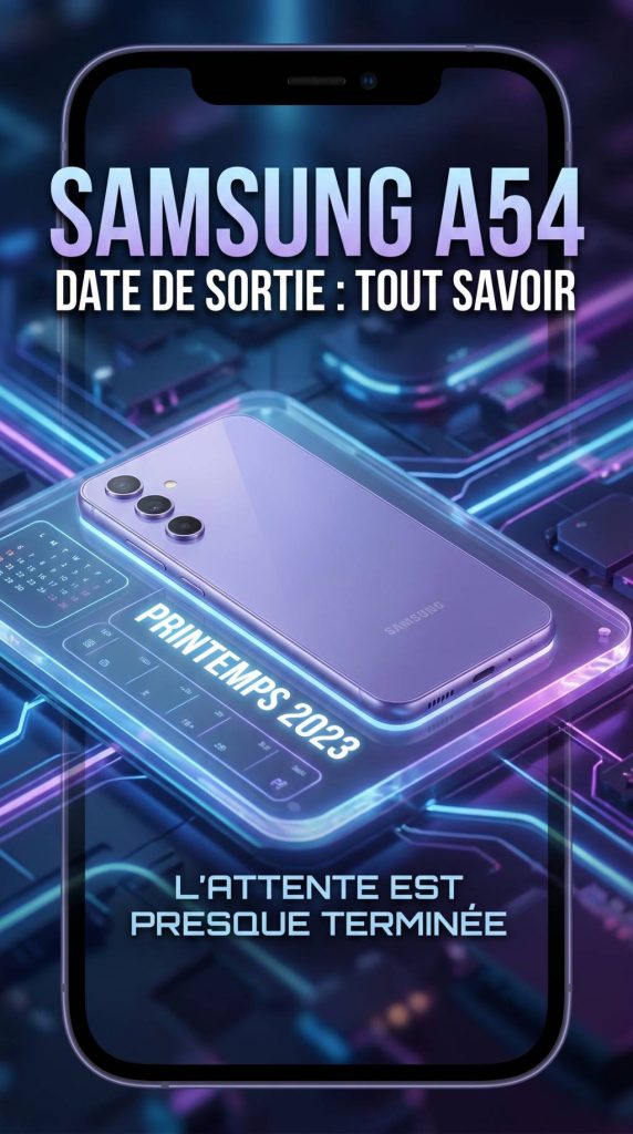 Samsung a54 date de sortie : tout savoir sur la sortie du smartphone